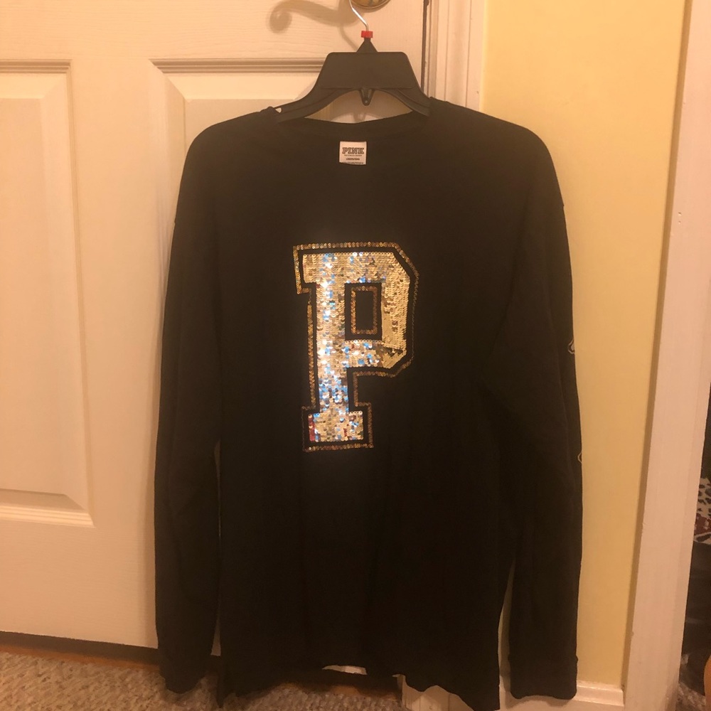 Black Victoria Secret Pink Shirt